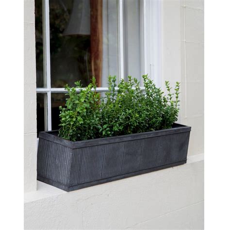 Zinc Window Box 